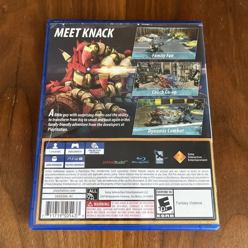 Knack II (Sony PlayStation 4, 2017)
